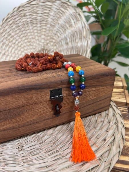 Japamala de Rudraksha 7 Chakras