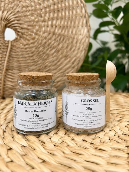 Duo Banho de Ervas – Arruda & Alecrim + Sal Grosso