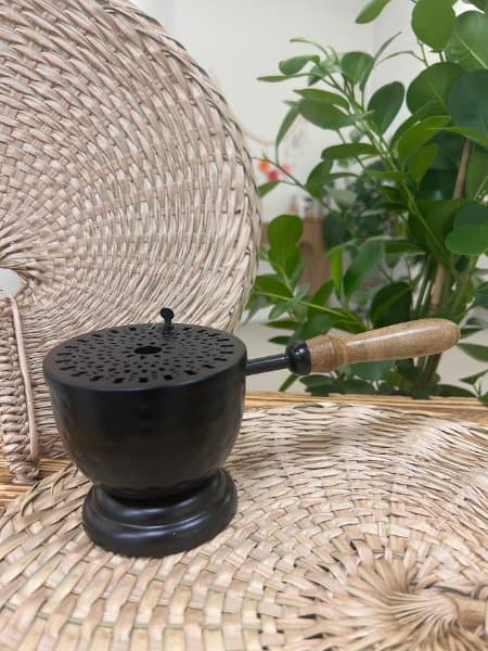 Queimador Braseiro – Latão Preto 9X22