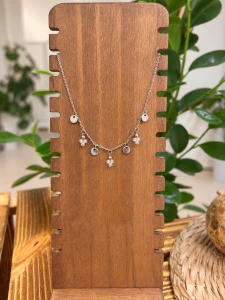 Colar Lueur com Cristal de Rocha